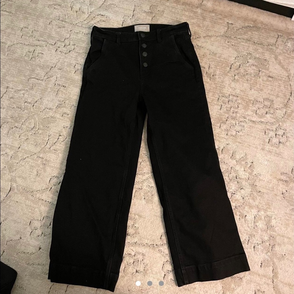 Everlane wide leg black jeans